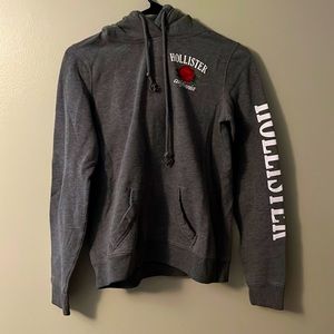 Gray Hollister hoodie